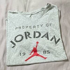 Jordan Gray Short Sleeve Tee Minimalist Comfort